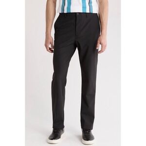 Original Penguin Mens Tech Knit Chino Performance Sport Pants Black 38X30 XL